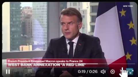 Macron Agrees With Trump on Israel Not Annexing the West Bank in Israel