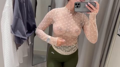 See Through Try On Haul Transparent Lingerie and Clothes