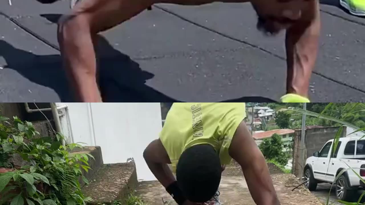 Push up touch your shoulder (pt1)