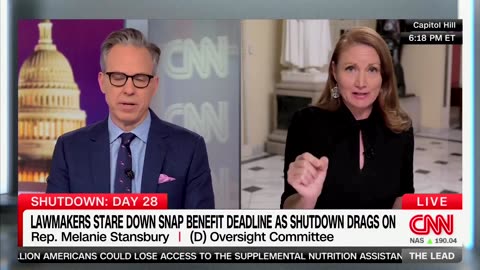 Jake Tapper Clashes With Democrat Rep Who Blames Trump Admin For Looming Food Aid Freeze