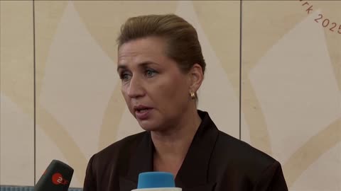 Denmark's Frederiksen warns there's a 'hybrid war' in Europe