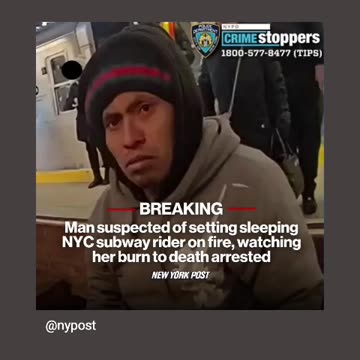 a man set on fired to a woman 👩 🔥on trian stations disgusting 🫣 this guy to be deported it 12/24/24