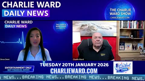 CHARLIE WARD DAILY NEWS WITH CHARLIE WARD & DREW DEMI TUESDAY 20TH JANUARY 2026 #breakingnews #news