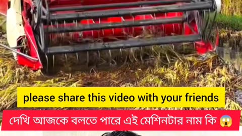 “Bangladesh Viral Rice Harvester – Cuts Flooded Paddy Instantly! 🚜🔥”