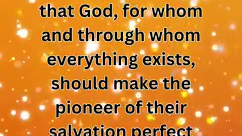 Journey of faith and spiritual growth Hebrews 2:10 prayer dailyverse dailybibleverse