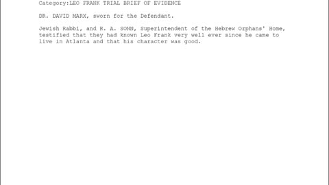 DR DAVID MARX, Sworn In For The Defendant, 132nd To Testify