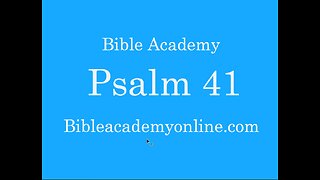 Psalm 41