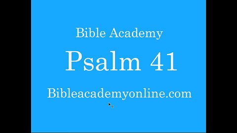 Psalm 41