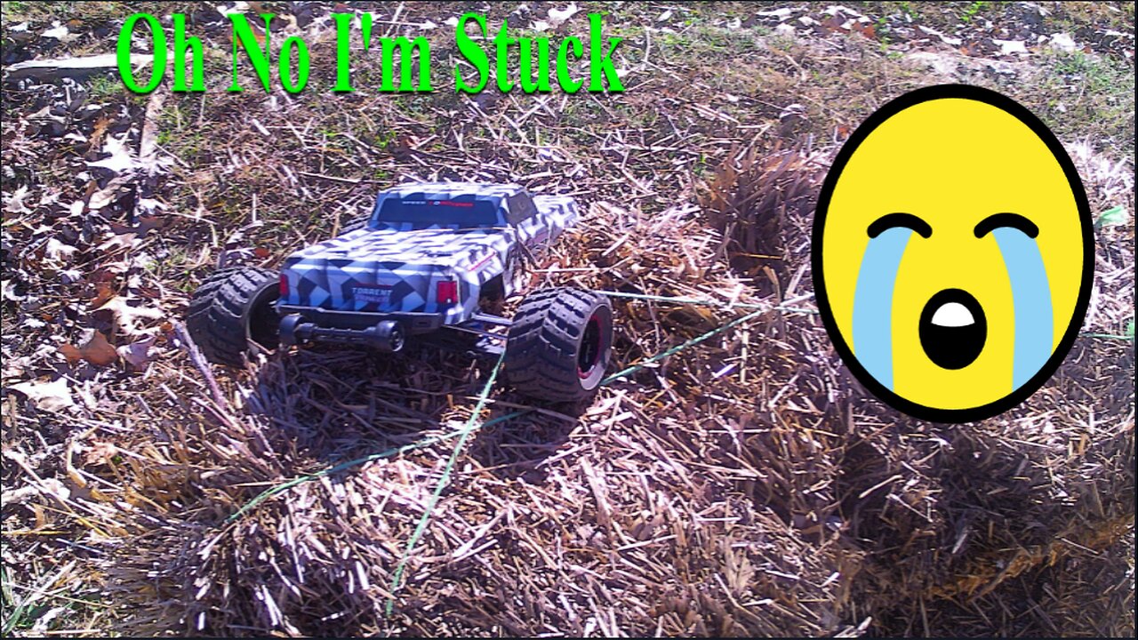 RC Truck Jumping Hay Stack Part 1