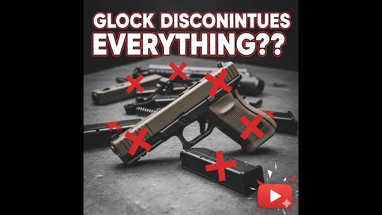 Glock DISCONTINUES EVERYTHING??? caves to gun control, and decides to bootlick?