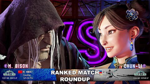 Kuya Kalbo SF6 Ranked Roundup. Chun Li Master Rank [Hori Fight Stick]