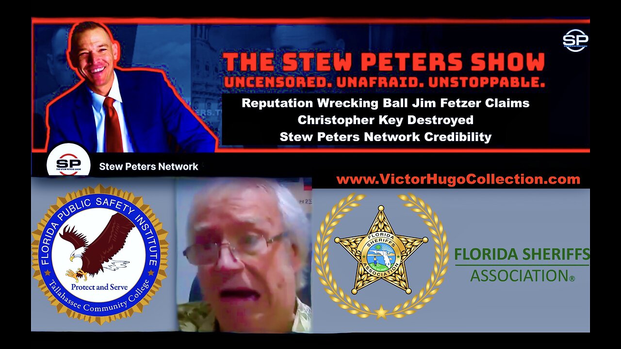 Florida Department Of Public Safety Expose Jim Fetzer Spreading Rap Sheet Lie On Stew Peters Network