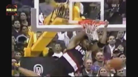 Rasheed Wallace 22 Points 3 Blk @ Lakers, 2001-02.