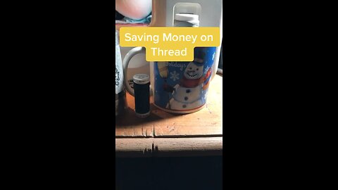 Thread money saving idea 2021 tiktok #tiktok #sewing #crochet #diy