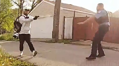 Bodycam Shows Man Shoot Chicago Police Officer From Point-Blank Range#4054
