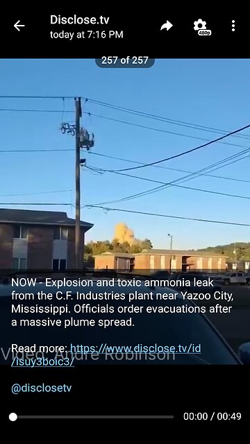 News Shorts: Yazoo City, Mississipi Faces Ammonia Leak