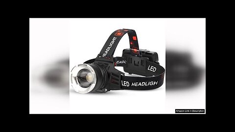 Curtsod Headlamp Rechargeable, 2-Pack 1200 Lumen Super Bright with White Red LED Review