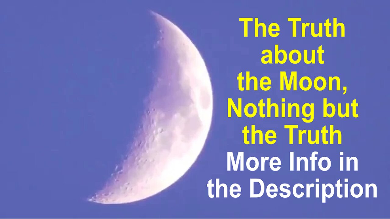 This Truth Has Turned Many Solid-Moon Believers into Plasma-Moon Believers and Solid-Moon Skeptics!!