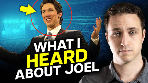 What God Told Me about Joel Osteen and Donald Trump.