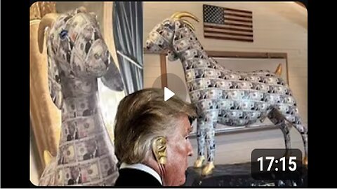 IN TRUMP WE TRUST! | GOLDEN HOOFED BAPHOMET STATUE ON DISPLAY| AT TRUMP'S MAR-A-LAGO HOME!