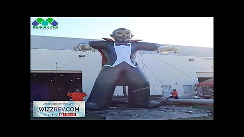 Scary Halloween Characters Giant Inflatable Dracula Customized Inflatable Halloween Vampire Review