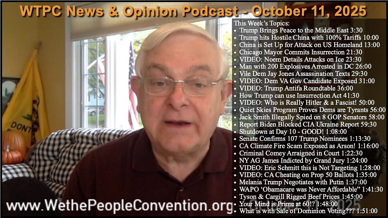 We the People Convention Weekly News & Opinion 10-11-25