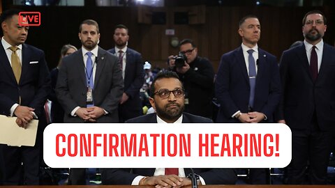 LIVE REACTION: KASH PATEL & TULSI GABBARD HEARING!