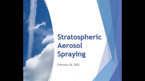 Stratospheric Aerosol Spraying (20 minutes)