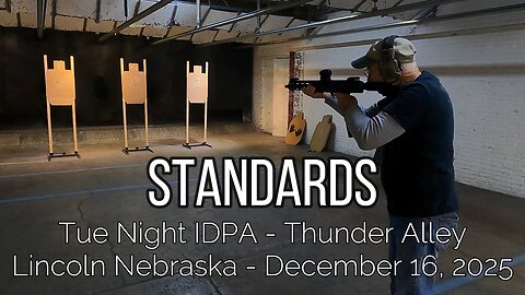 Thunder Alley IDPA - Standards - December 16, 2025