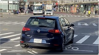 Not in service Q59 MTA Citybus Driving Pass Grand Ave