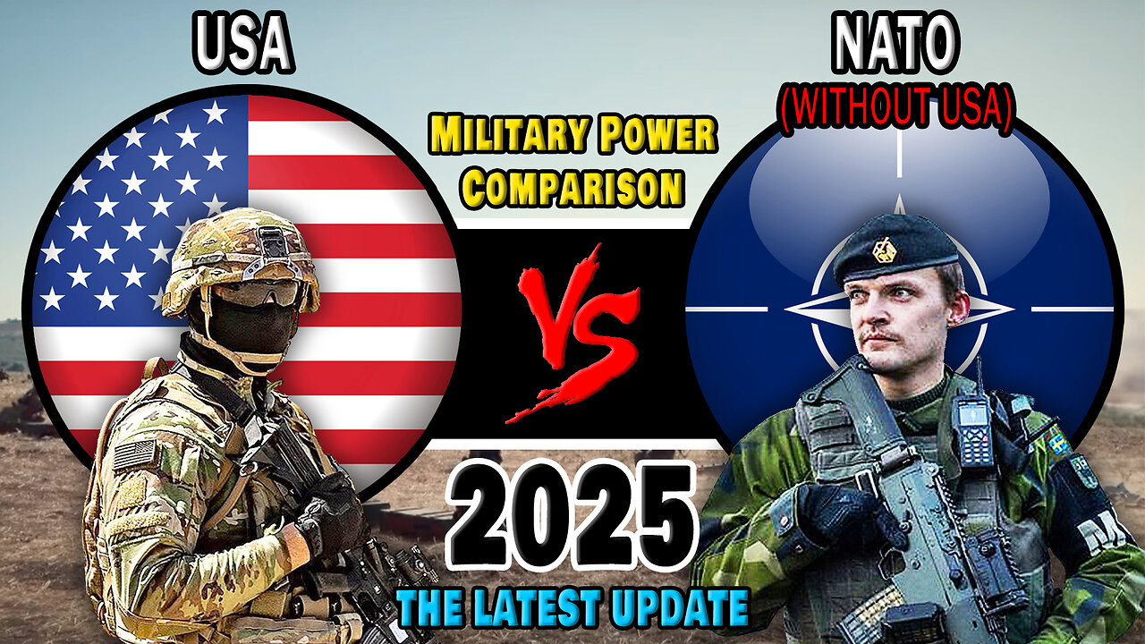 USA vs The Rest Of NATO Military Power Comparison 2025 | NATO vs USA Military Power 2025