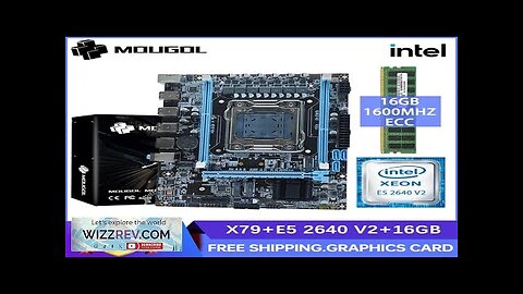 MOUGOL New X79 Motherboard with Intel Xeon E5 2640 V2 CPU Kit Review