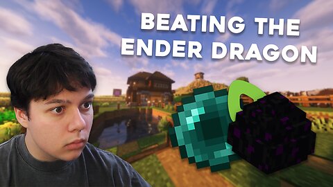 First RUMBLE Stream Back + Beating The Ender Dragon + Talking + Join Up!