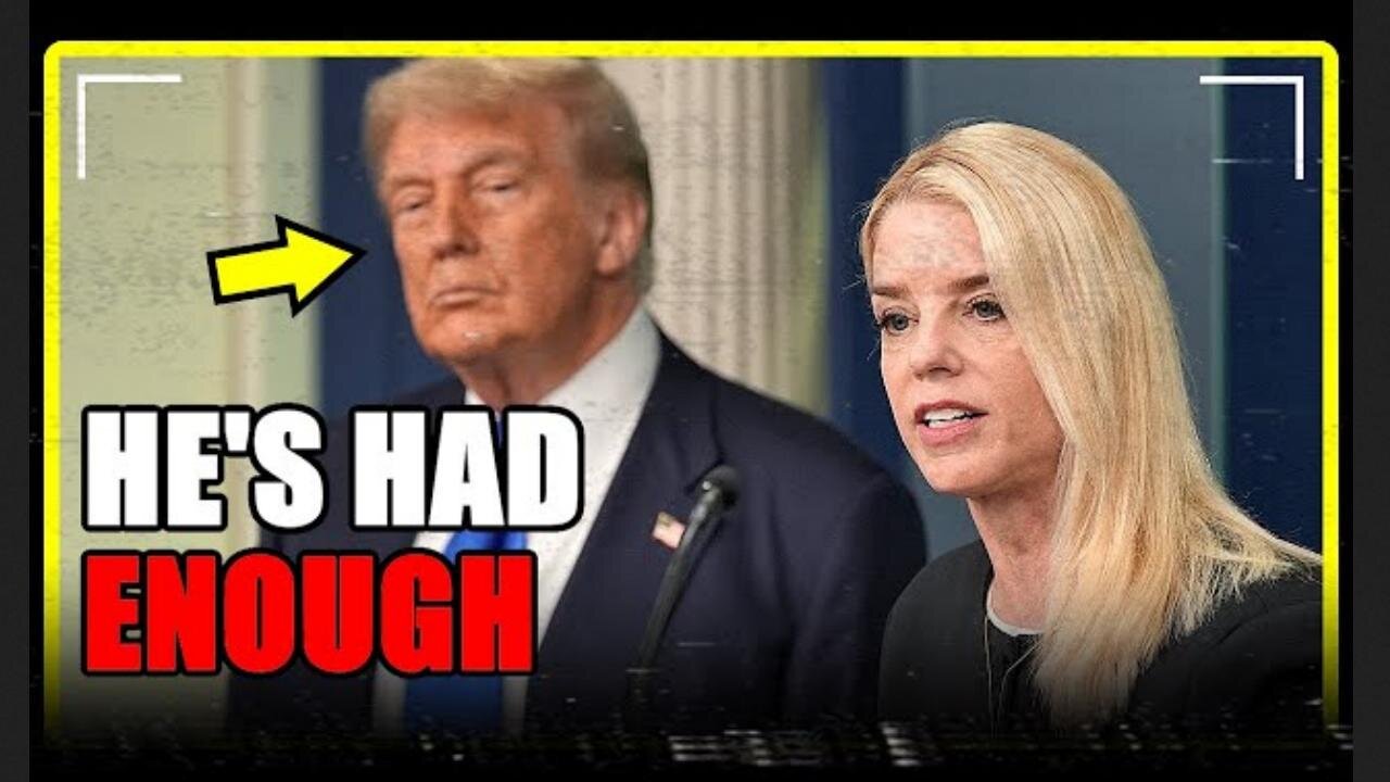 Pam Bondi is in HOT WATER ~ by MattMorseTV (11.20.25)