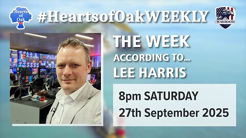 The Week According To . . . Lee Harris