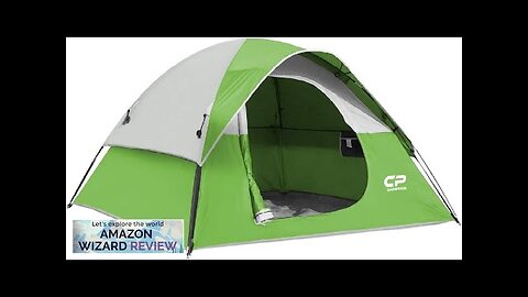 CAMPROS CP 3 Person Tent Dome Tents for Camping Waterproof Windproof Review