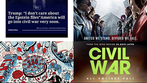 Trump: “ I don’t care about the Epst3in Files” America will go into CIVIL WAR soon