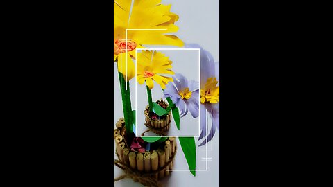 Easy way to making paper flower 🌼 Creative Craft ideas || #art #craft #diy #shorts #paper #2025