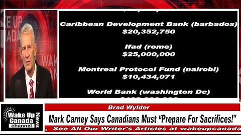 WUCN-Epi#580- Mark Carney Says Canadians Must “Prepare For Sacrifices.” Meanwhile Where Is It Going?
