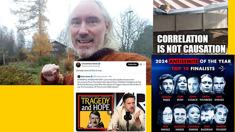 Paranoia. Förstörande karriär. Kan Putin tvinga fram fred? Jeltsin Milei Chabad. Candace Owens växer