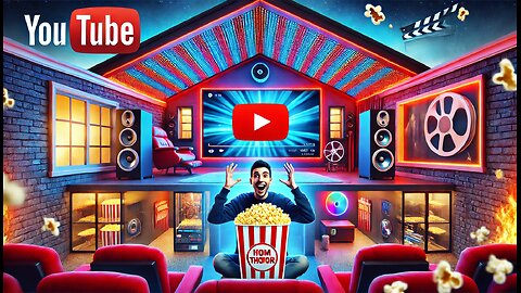 I Turned My House Into a MOVIE THEATER! 🎥🍿🏠 (Epic Home Transformation!)