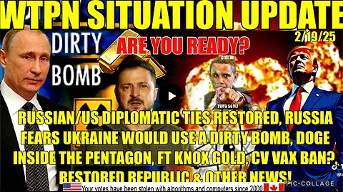 WTPN SIT/UP: Russia fears Ukraine dirty bomb, Ft Knox Gold, DOGE inside Pentagon & more.