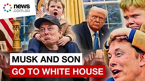 🚨 "Elon Musk LOSES CONTROL at the White House?! 🤯👶 Trump Gets an Unexpected Whisper! 😂"