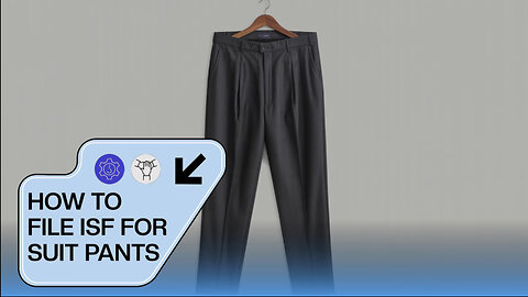 How To File ISF For Suit Pants