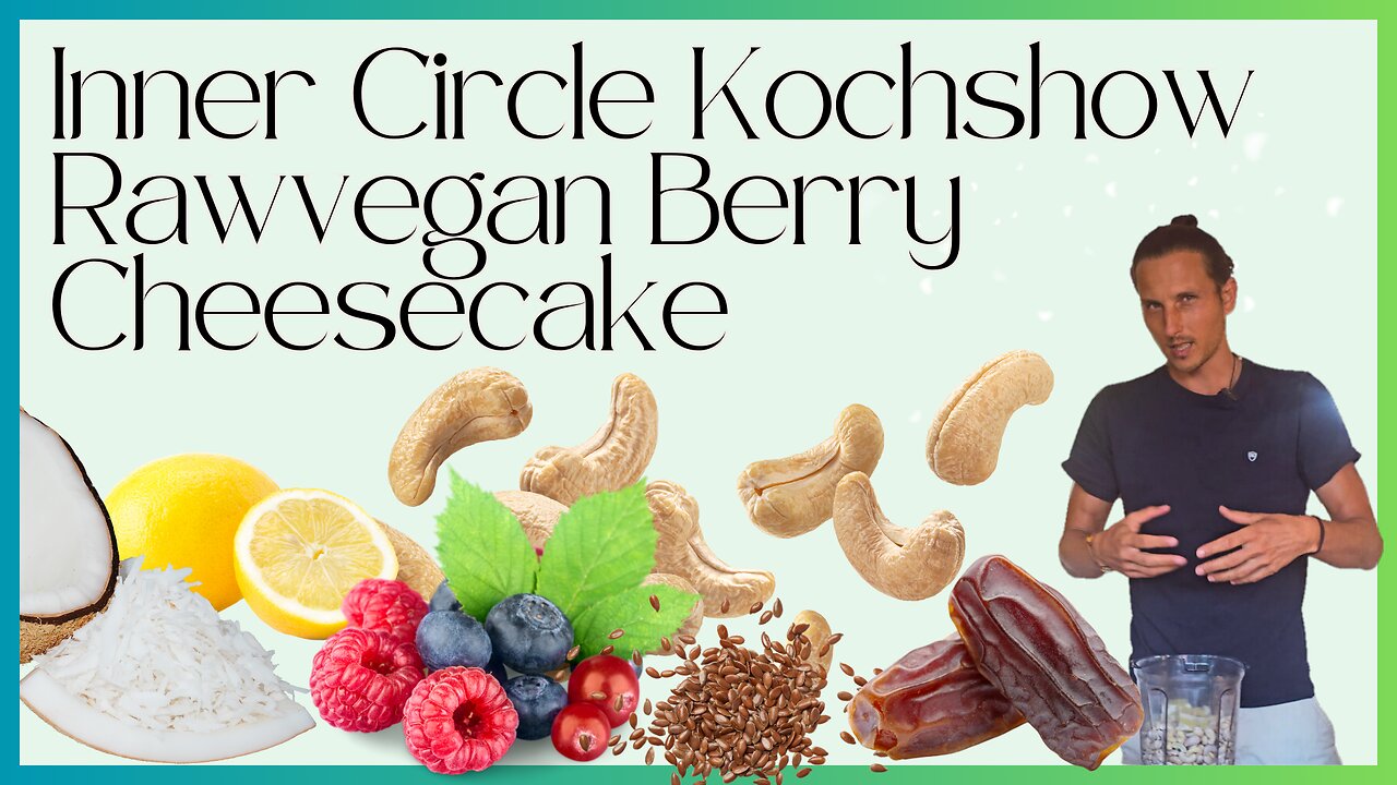 Inner Circle Kochshow - Teil 1 mit Daniel: Berry Cheesecake – leicht, lecker & voller Nährstoffe! 🍰💜