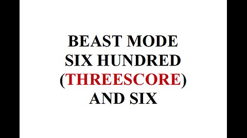 BEAST MODE