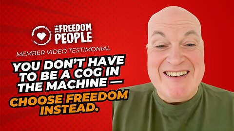 You Don’t Have to Be a Cog in the Machine — Choose Freedom Instead