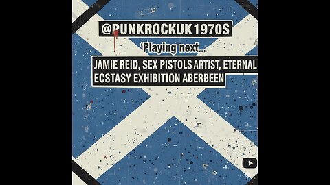 JAMIE REID,SEX PISTOLS ARTIST, ETERNAL ECSTASY EXHIBITION ABERDEEN