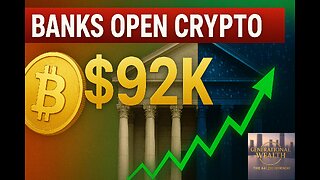 Bitcoin ROARS Back to $92K as Major Banks Open Crypto to MILLIONS! 💰