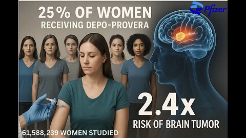 Pfizer’s Depo SHOT Used by 25% of U.S Women Linked To Brain Tumours! Lawsuits Filed.
